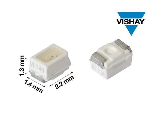 Vishay推出MiniLED封装高亮度小型蓝色和纯绿色LED