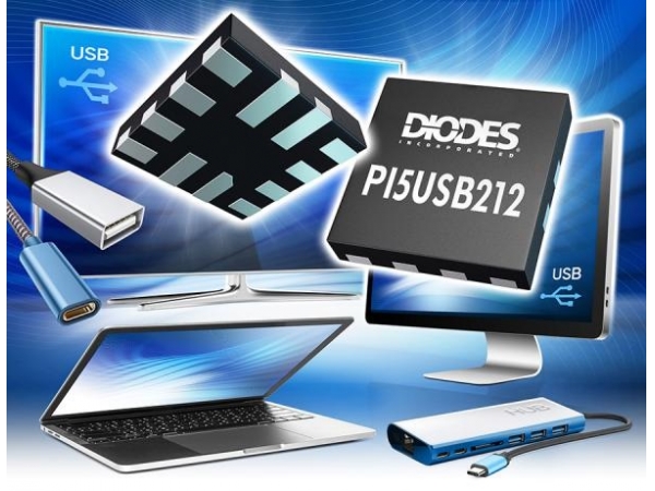 Diodes公司的自适应USB 2．0信号调节器IC可节能并简化系统设计