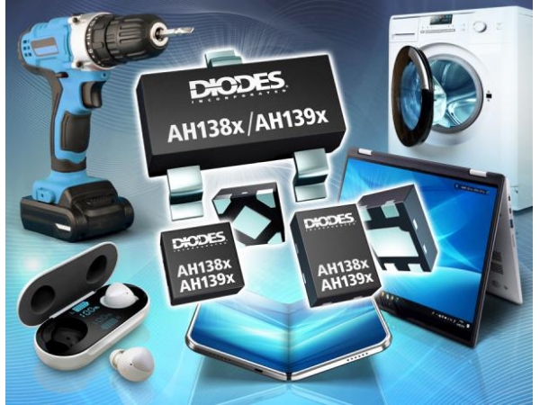 Diodes‘ micro power, push-pull, and unipolar Hall switches save circuit board space for battery powered applications